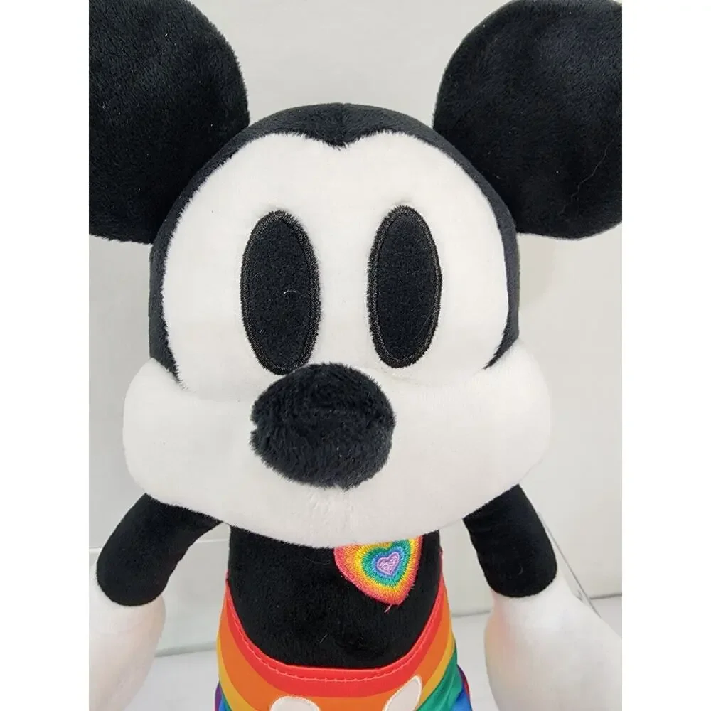 Disney Parks Mickey Mouse Plush 14'' Pride Collection Rainbow Colorful